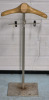 Gentleman's Suit Valet Stand - 35" Tall Heavy Metal Base Freestanding