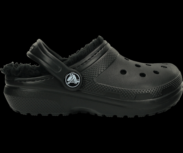 New: Kids Crocs Size C12 - Classic Lined Clog - Black