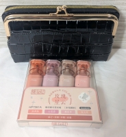 New: Purse and Highlighter Pens - 4 Pens - 1 Black Clutch Purse