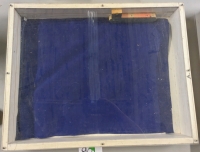 Latchable Display Case. 27" by 21" by 3.5".