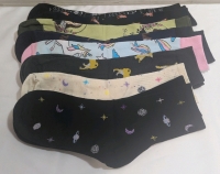 New: 8 Pairs of Socks. No Sizes 4 Larger and 4 Smaller - Heel to Toe of Socks Range From 8" for the Largest to 6.5" for the Smallest