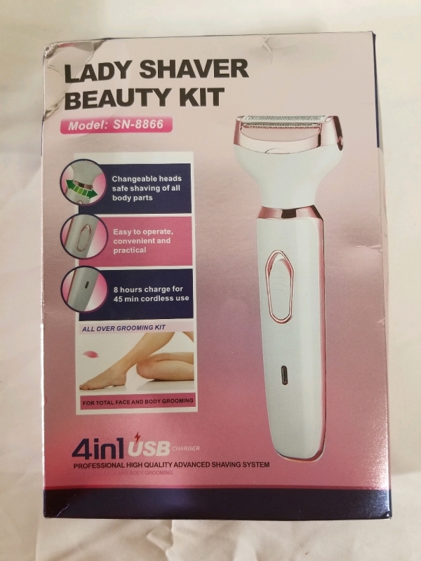 New Lady Shaver Beauty Kit model sn-8866 4in1 usb