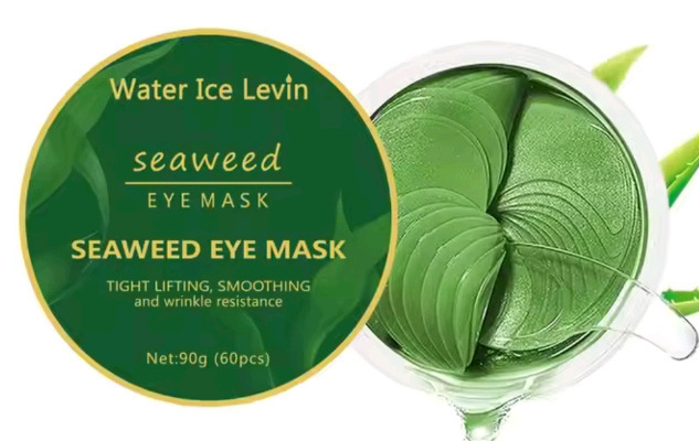 2 New | 90g ( 60Pcs ) Seaweed Eyemask; Water Ice Levin, Tight Lifting Smooting & Wrinkle Resistance