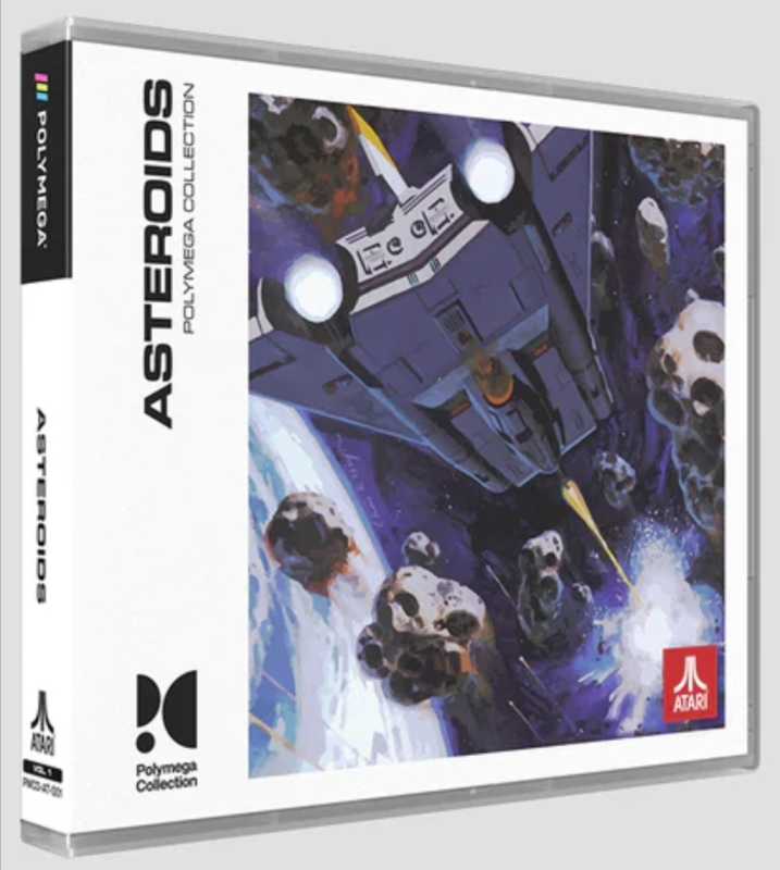 New Polymega Collection Vol. 1 - Atari ASTEROIDS with Collectable Pin | Retails for Over $50!