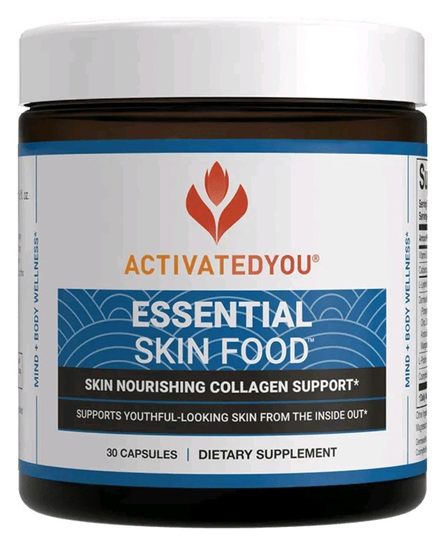 New | Activatedyou Essential Skin Food + Skin Nourishing Collagen Support Complex