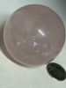 New Natural Pink Rose Quartz Sphere Crystal Ball on Stand - 2