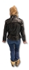 DANIER WOMEN'S LEATHER JACKET SZ LARGE - 2