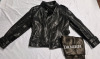 DANIER WOMEN'S LEATHER JACKET SZ LARGE - 3