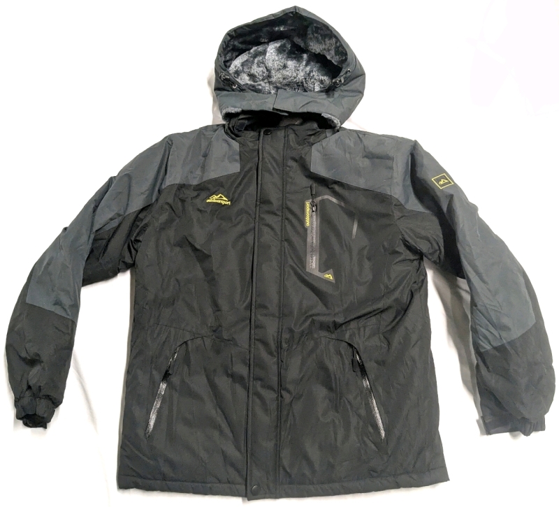 New Men's Size Medium | TacVasen Outdoor Sport Winter Jacket with Removable Hood