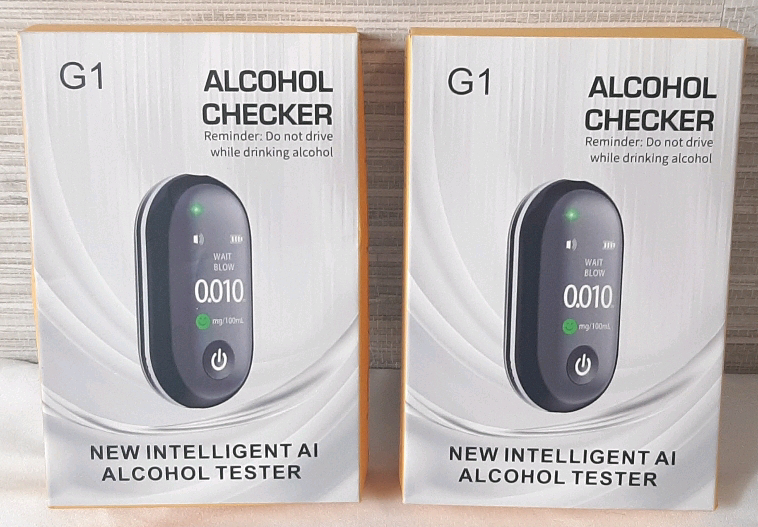 2 New G1 Intelligent AI Alcohol Testers