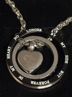 New 316 Stainless Steel Memorial Ash Necklace No Longer By My Side But Forever in My Heart Michou