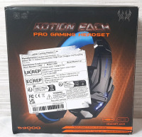New Kotion Each G9000 Pro Gaming Headset, with Adjustable Mic, 3.5mm Audio Jack & USB -