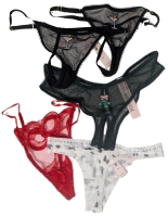 5 New Size Small/XS | VICTORIA'S SECRET Fancy V-Strings, High-Leg Cheeky & Thong | Over $100 Retail Value!