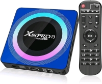 New - X88 Pro13 Android 13.0 TV Box 4GB RAM 64GB ROM Android Box RK3528 Quad-Core 64bit Cortex-A53 with Dual Wi-Fi 2.4G/5.0G, Supports 3D Ultra HD 8K/ H.265/ 100M LAN/USB 3.0 Smart TV Box