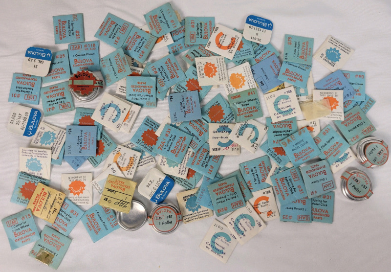 Vintage BULOVA Watch Parts . Too many list , see photos . New Old Stock