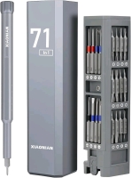 New - 71-in-1 Precision Screwdriver Kit , Magnetic Mini Screwdriver Set, Small Screwdriver Portable Professional Repair Tool, Dual-Ended S2/CRV Steel bits, Magnetic Case
