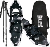 New - ALPS Light Weight Aluminum Trekking Snow Shoes with Poles & Carrying Tote Bag . Measures 30" Long , Good for Teen to Adult - 2