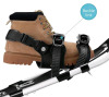 New - ALPS Light Weight Aluminum Trekking Snow Shoes with Poles & Carrying Tote Bag . Measures 30" Long , Good for Teen to Adult - 3