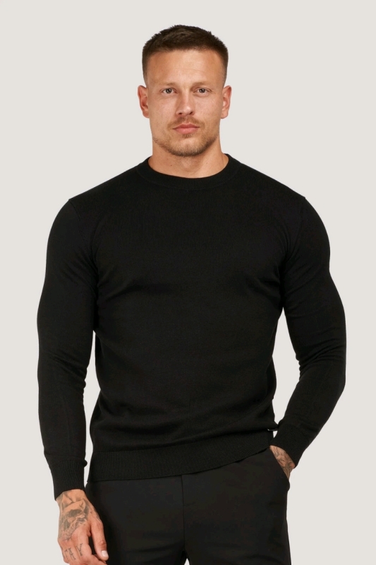 New Size Medium | ICON. Amsterdam "The Santoni" Crewneck Sweater (Black) | Retails for Over $95 USD!