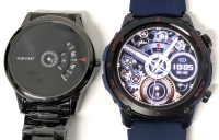 2 New Watches : Oruss Stylish Dual Time Quartz Watch & S136 Digital Smart Watch with Activity/ Sleep Monitor, Step Counting +
