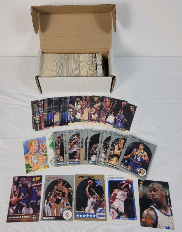 1990 - 1998 NBA Basketball Trading Card Singles , 440+ Trading Cards
