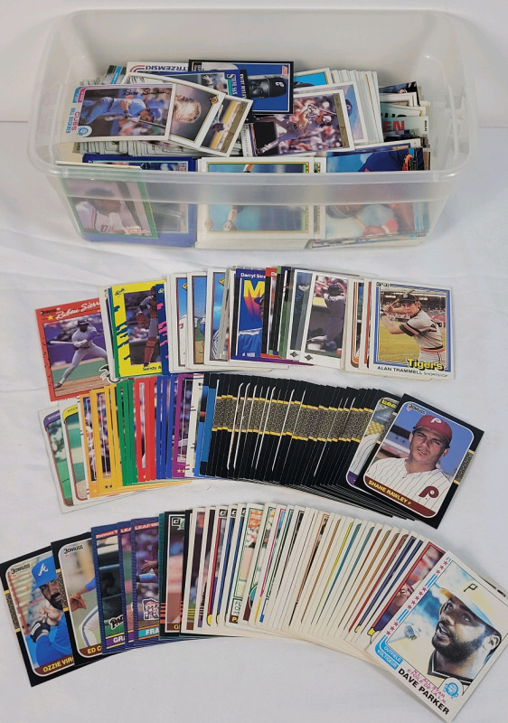 1980 - 1994 MLB Baseball Trading Card Singles . 790+ Trading Cards . O Pee Chee , Donruss , Topps plus more