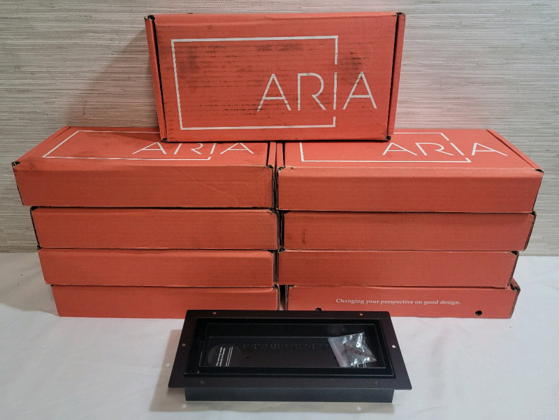 New - Nine (9) Aria Flushmount Pro Hoem Decor Air Vent . Each Vent Measures 4"&times;10" . Retail $90 each