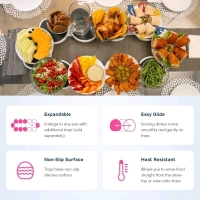 New Lazy Susan Revolution: Make an Adjustable Lazy Susan Train on Your Dinner Table! | Retails for Over $100!