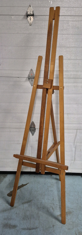 Vintage Wooden Easel - Made in Canada ARVA Design 6ft 3" Tall & 22" Wide