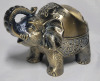 Elephant Luxe Ornament Metal Ashtray w/Windproof Lid - New