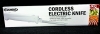 New CUSHORE Professional Cordless Rechargeable Easy-Slice Electric Knife w Reciprocating Stainless Steel Blades for Carving Meats, Poultry, Bread | Bonus Serving Fork | Retails for $84.99! - 2