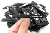 50+ New Crescent.USA Precision Black Eyebrow Tweezers | Stainless Steel | 3.75" Long ea