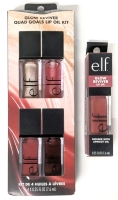 New E.L.F. Glow Reviver Quad Goals Lip Oil Kit (Crystal Baller, Pink Quartz, Rose Envy, Jam Session) + Extra Rose Envy Lip Oil | 7.6ml ea