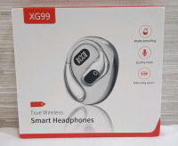 New XG99 Wireless Bluetooth Smart Headphones, Waterproof & Type-C Charging