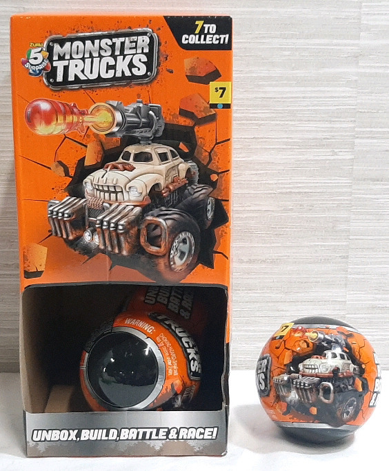 New Zuru 5- Surprise Monster Trucks - 7 Balls Included (7 Different Trucks, Chance of Duplicates)