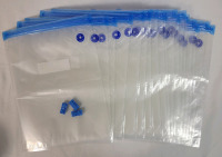 New - 18pc. Vacuum Storage Bag Space Saving Good Sealing Transparent Reusable Vacuum Sealer Bags . Each bag measures 10"&times;13"