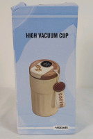 New - High Vacuum Coffee Thermos With Temperature Display . Coffee Fresh And Hot All Day Long . 450ml
