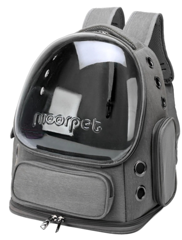 New MOORPET Small/Medium Sized Pet Carrier Bubble Backpack with Ventilation and Easy Access | Retails for $50+! | 15" x 10.25" x 17"