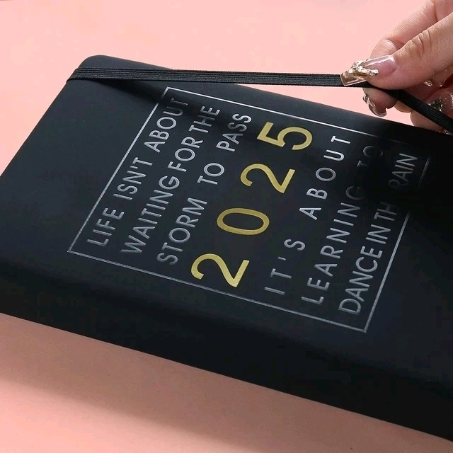 New 2025 Planner Notebook with Easy Access Months + Calendar Stickers | 4.25" x 8.25"