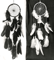 2 New Yin/Yang DREAM CATCHERS | 26" Long ea