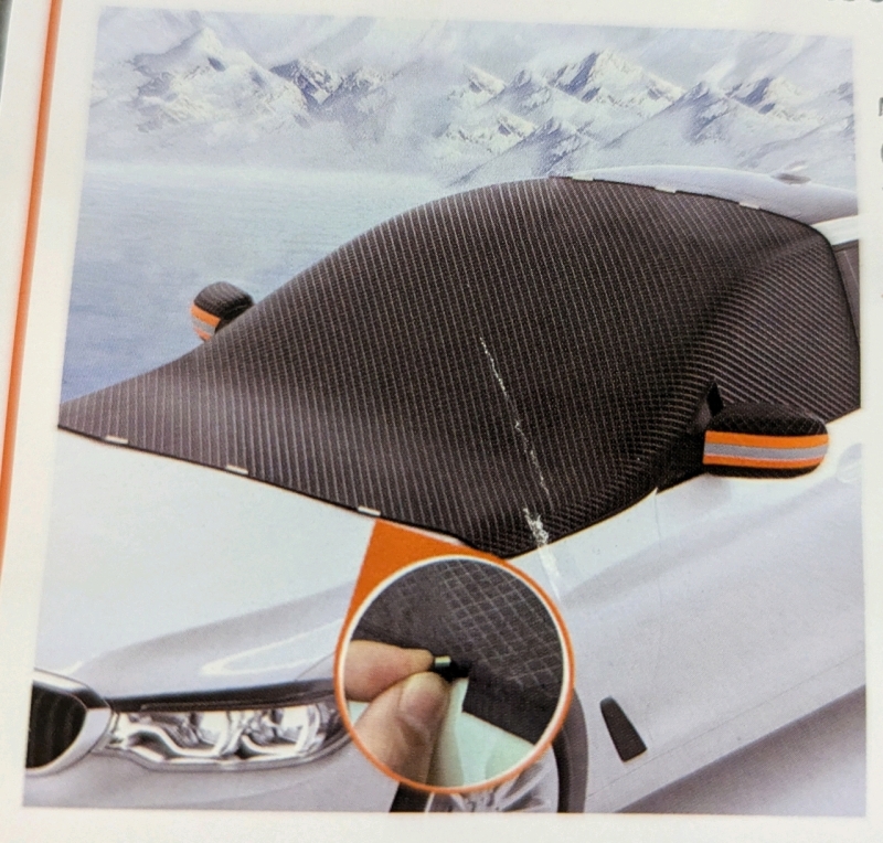 New Magnetic Front Windshield Protective Cover. 102.36" by 44.88".