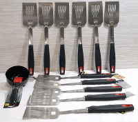 11 New BBQ Spatulas from Char-Broil & Silicone Basting Brush with Cup