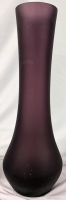 Large Glass Vase. 21.5" Tall. Minor Scuffs Present.
