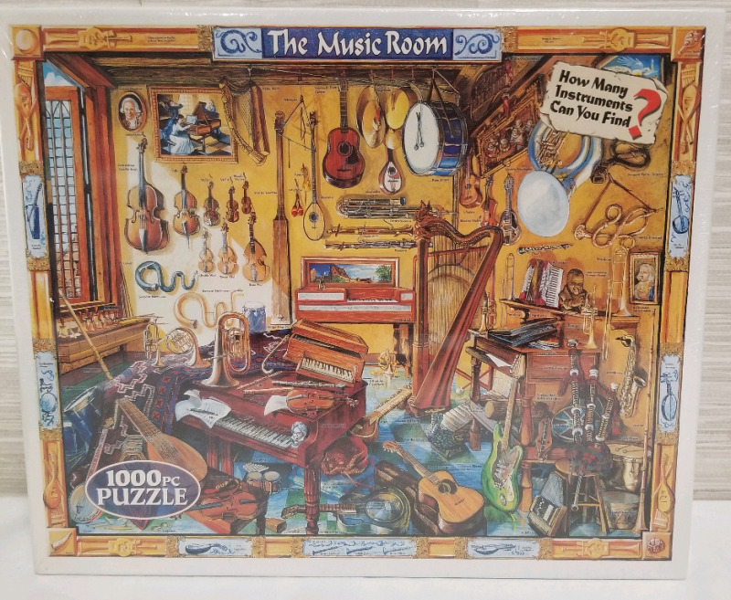 New sealed 1000 piece puzzle THE MUSIC ROOM