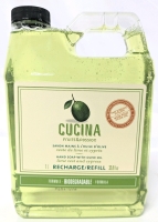 New Fruits & Passion CUCINA : Lime Zest and Cypress Hand Soap with Olive Oil Refill | 1L