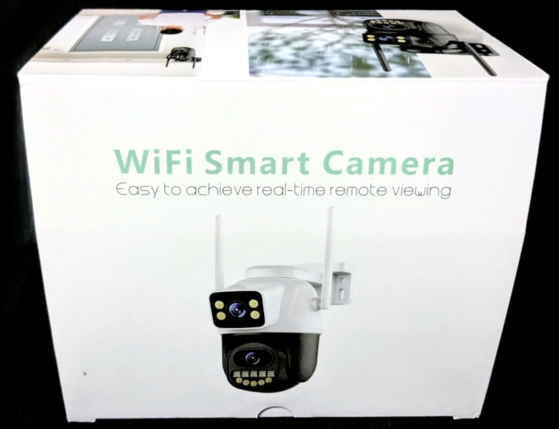 New WiFi Smart Indoor Security Camera with App Support & 128gb Micro SD Card