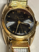 1961 10k rolled gold plate Bulova Self-winding watch Running