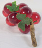 Vintage MCM Red Lucite Grapes . - 3