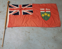 68"&times;34" Ontario Provincial Flag with Flag Pole .