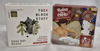 2 New The Black Stuff Organic Homemade Irish Soap Bars 135g & 150g